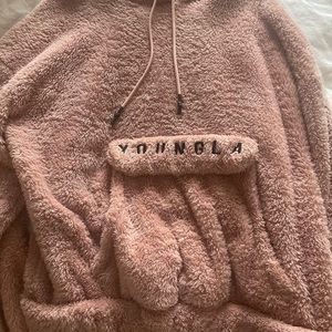 Young LA fleece hoodie